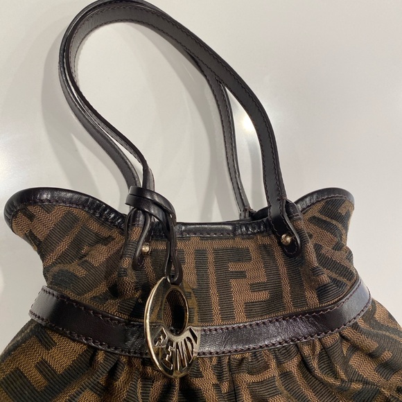 Fendi Bag Zucca mini with duster bag and authenticity card - Picture 11 of 11